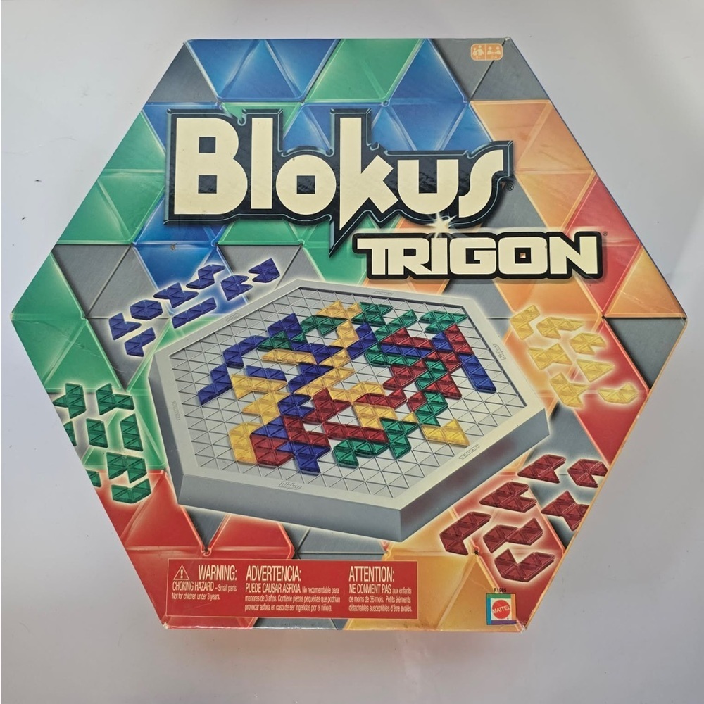 Blokus Trigon Board Game by Mattel Games 2008 Strategy